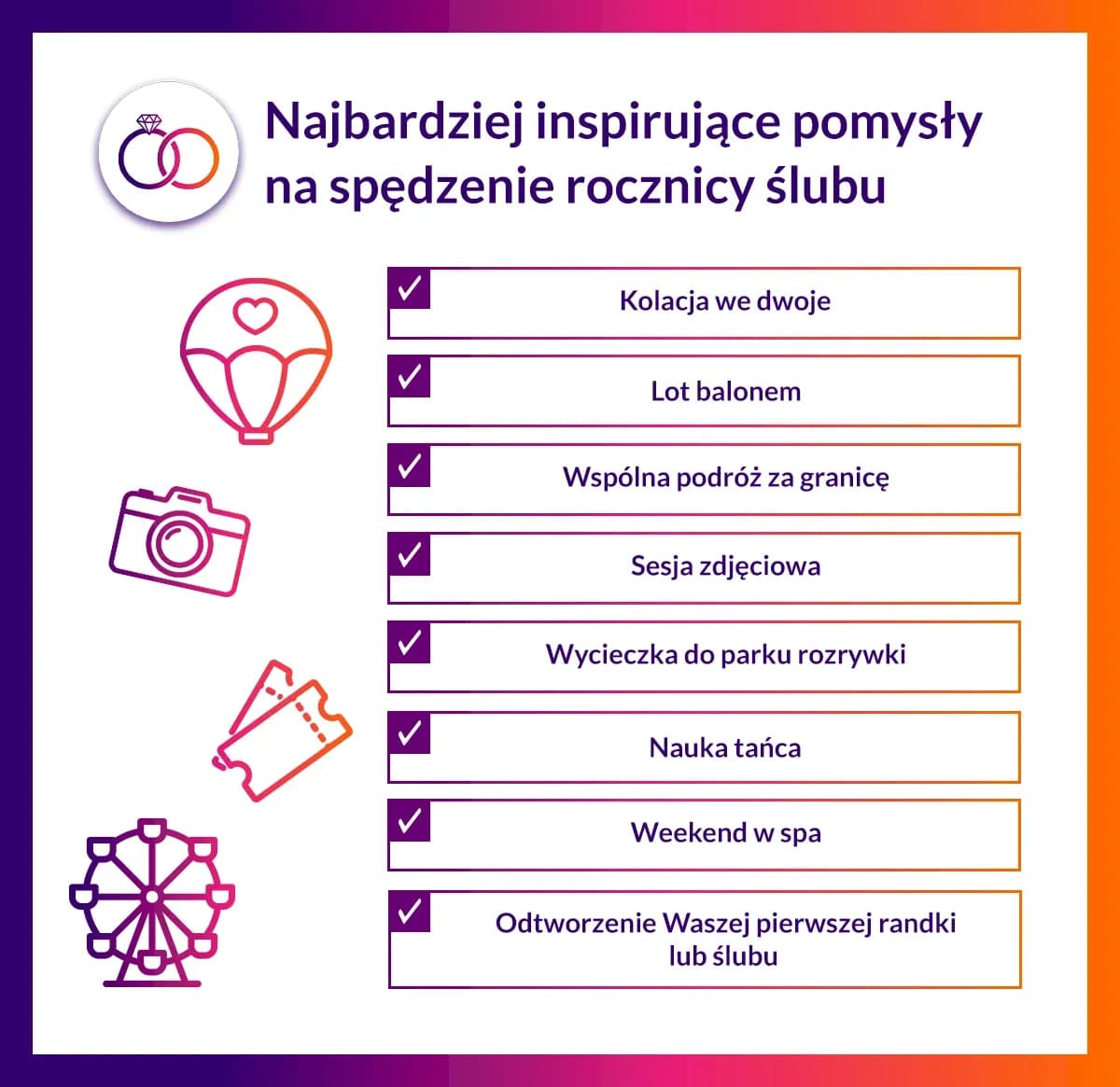 Rocznica ślubu 10 jaka: znaczenie, prezenty i pomysły na świętowanie