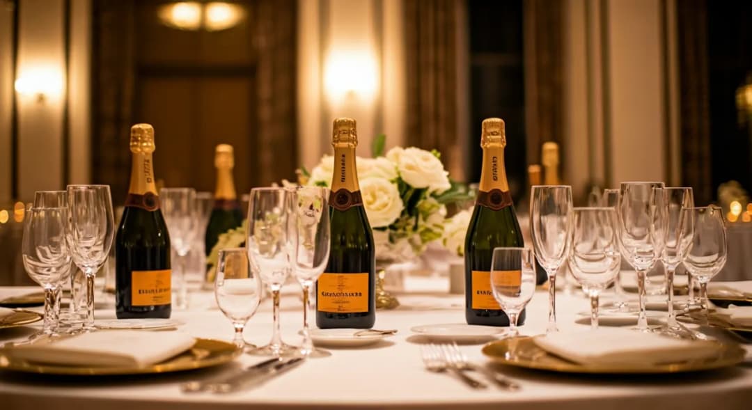Ile szampana na wesele 100 osób? Sprawdź, by uniknąć niedoboru