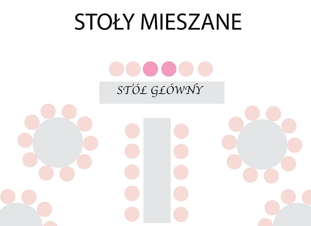 Jak usadzić gości weselnych przy prostokątnych stołach bez stresu