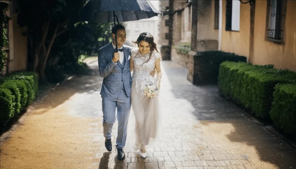 Co oznacza deszcz w dniu ślubu? Poznaj pozytywne symbole i przesądy